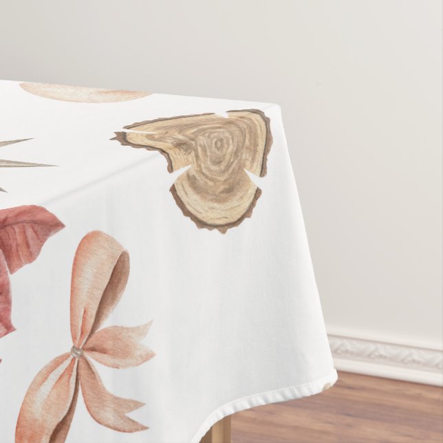 Toalha De Mesa Ilustração do padrão de saudação de férias sem cos (Posição Original)