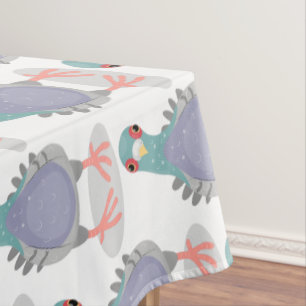 Toalha De Mesa Imagem curiosa e engraçada de desenho animado do 