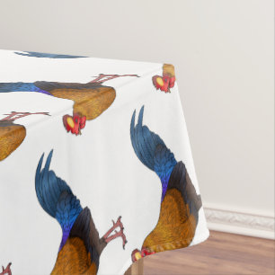 Toalha De Mesa Imagem de desenho animado de aves de junglefowl no