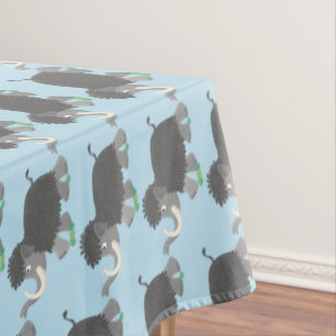 Toalha De Mesa Imagem de desenho animado de mamute boazona