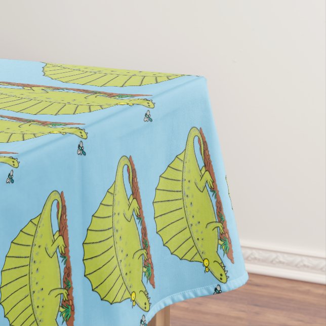 Toalha De Mesa Imagem de desenho animado verde-claro (Posição Original)