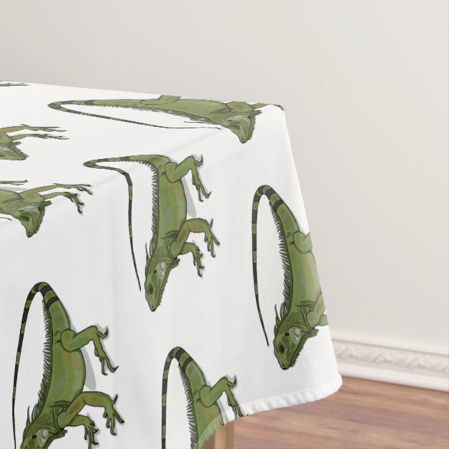 Toalha De Mesa Imagem do desenho de Iguana (Posição Original)