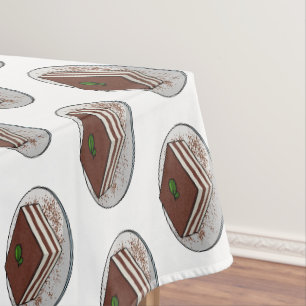 Toalha De Mesa Imagem do desenho do bolo Tiramisu