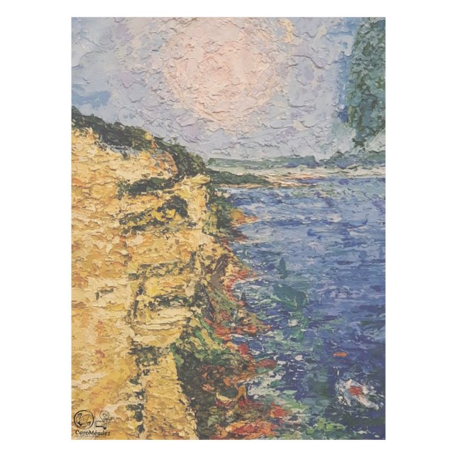 Toalha De Mesa Imagen de mi obra arte Amanecer (Frente)