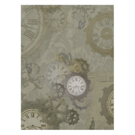 Toalha De Mesa Impressão de colheita verde de oliveira Steampunk