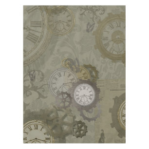 Toalha De Mesa Impressão de colheita verde de oliveira Steampunk