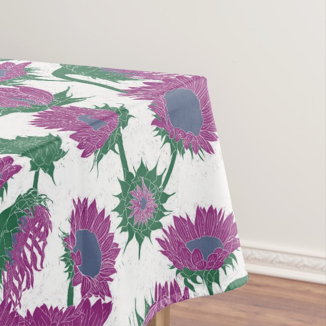 Toalha De Mesa Impressão de madeira Rosa de girassol (Posição Original)