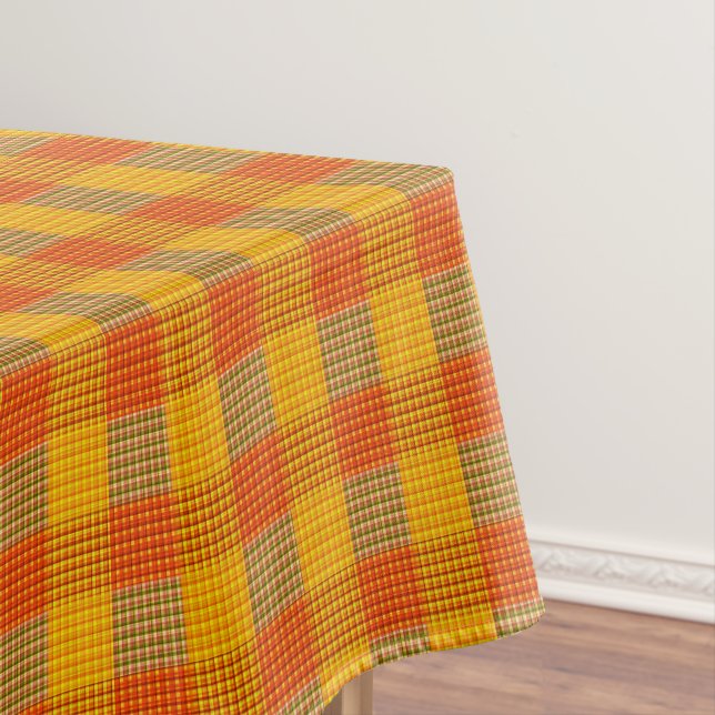 Toalha De Mesa Impressão de Tartan de outono, (Posição Original)