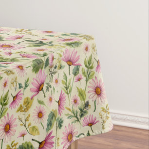 Toalha De Mesa Impressão Floral Elegante