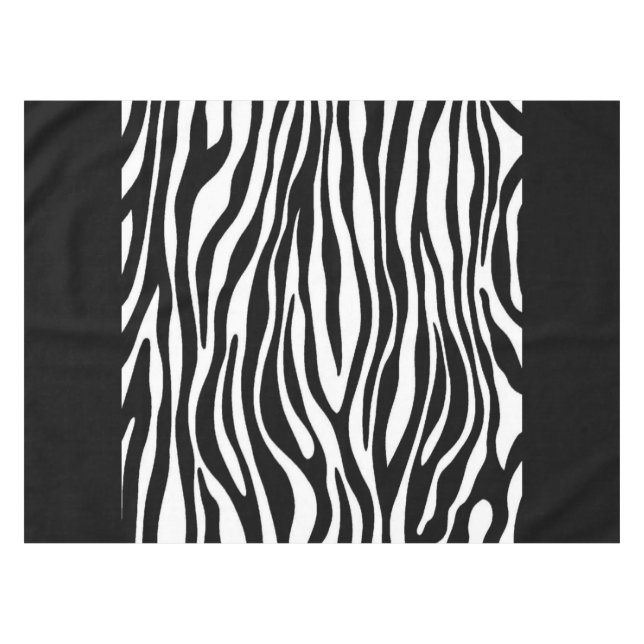 Toalha De Mesa Impressão Zebra (Frente (Horizontal))