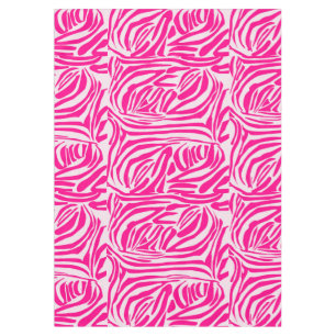 Toalha De Mesa Impressão zebra rosa