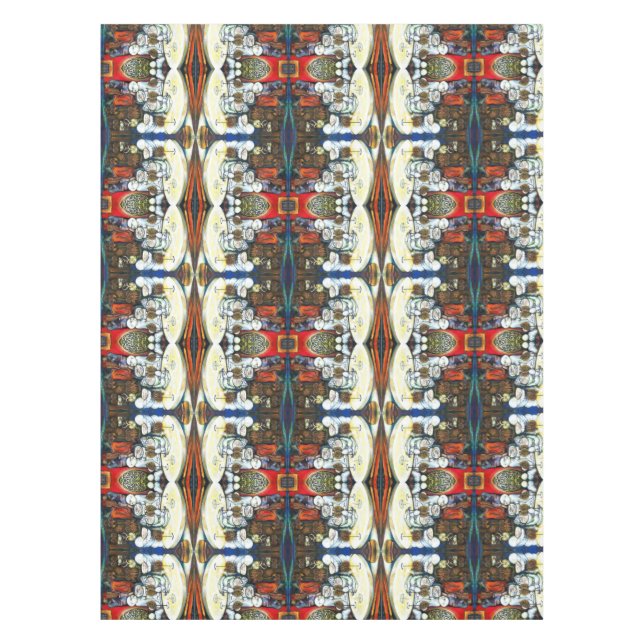 Toalha De Mesa Inabalável pelo desafio (Frente)