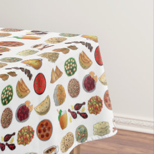 Toalha De Mesa Índia - Comidas e cozinha do restaurante indiano