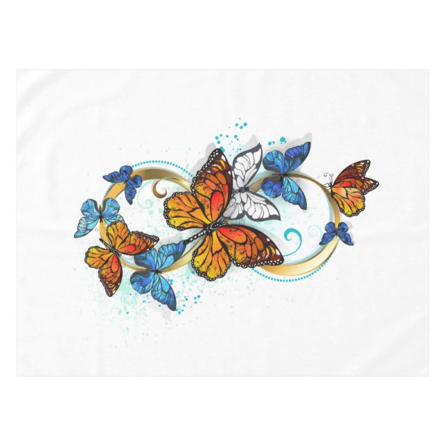 Toalha De Mesa Infinity of Monarch Butterflies (Frente (Horizontal))