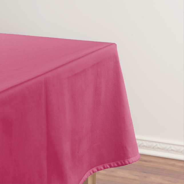 Toalha De Mesa Innuendo Rosa Escuro, Cor Sólida, Rosa Rosa (Posição Original)