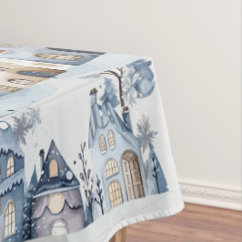 Toalha De Mesa Inverno Onederland Casas de Natal Aniversário