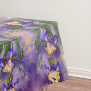 Toalha De Mesa Iris Flowers Tablecloth