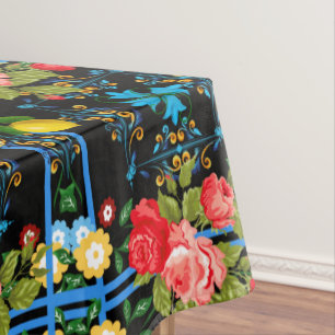 Toalha De Mesa Italiano,Siciliano,floral,padrão majolica