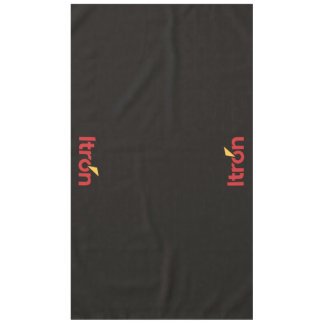 Toalha De Mesa Itron black tablecloth 152 x 264 cm