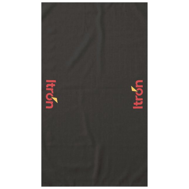 Toalha De Mesa Itron black tablecloth 152 x 264 cm (Frente)