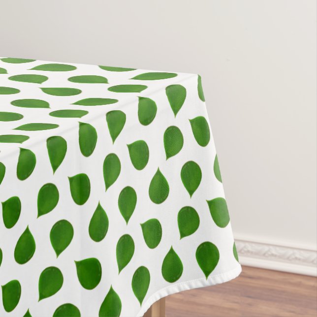 Toalha De Mesa Jade Tree Green deixa em branco (Posição Original)