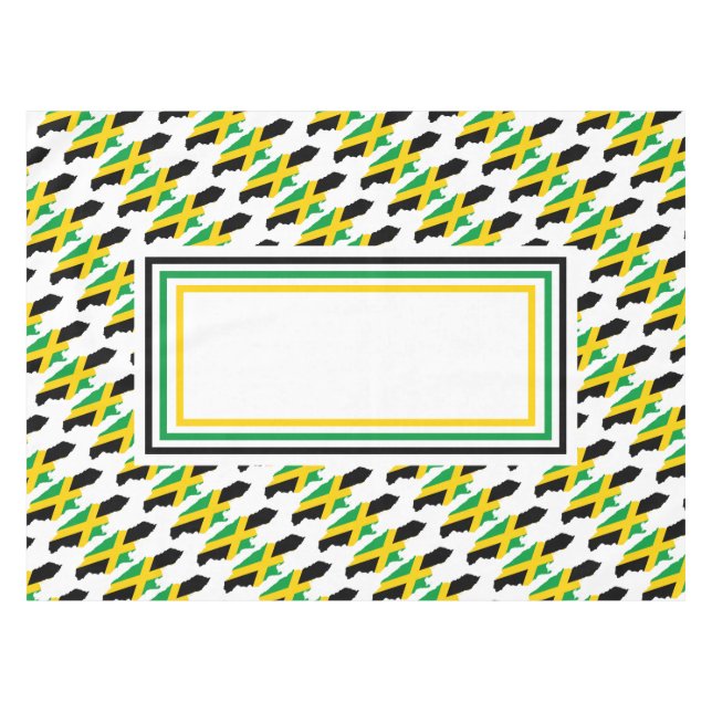 Toalha De Mesa JAMAICA FLAG Patriotic (Frente (Horizontal))