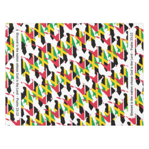 Toalha De Mesa JAMAICA TRINIDAD Bendito Patrimônio Duplo