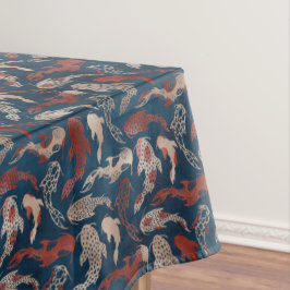Toalha De Mesa Japonês Koi Dinning Delight