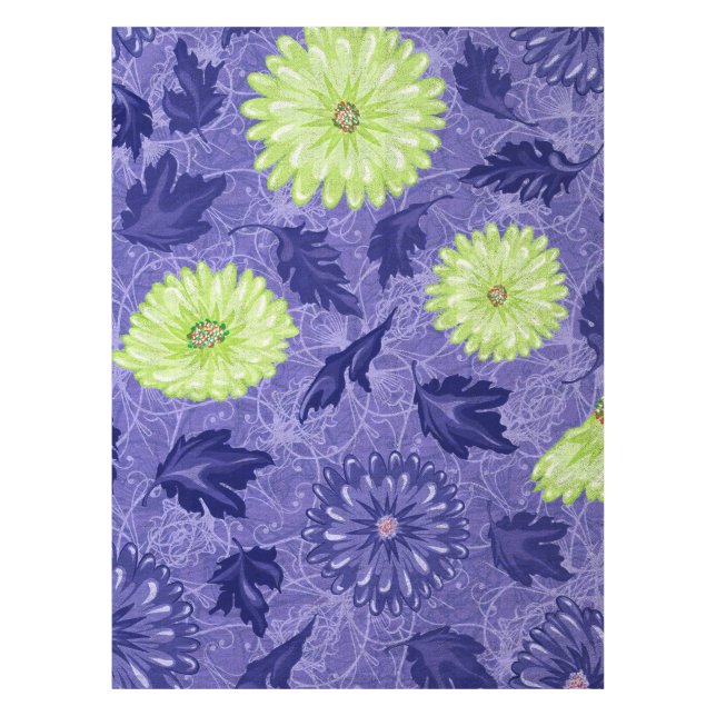 Toalha De Mesa Jardim Daisy da Meia-Noite (Frente)