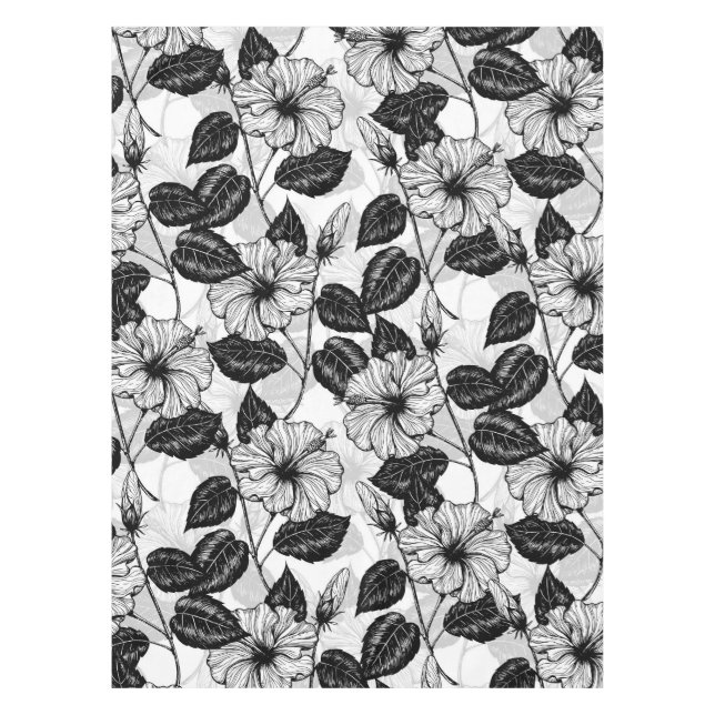 Toalha De Mesa Jardim de Hibiscus (Frente)