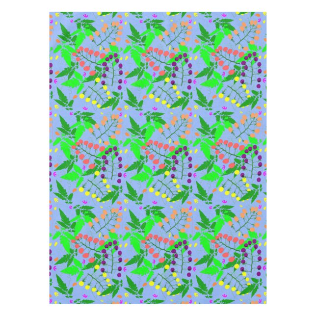 Toalha De Mesa Jardim de tomate de uvas (Frente)