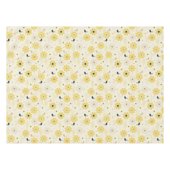 Toalha De Mesa Jardim do pássaro (Frente (Horizontal))