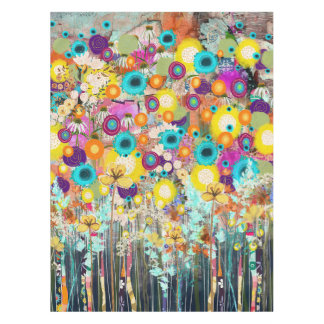 Toalha De Mesa Jardim dos Sonhos - Arte Floral Inspirada na Natur