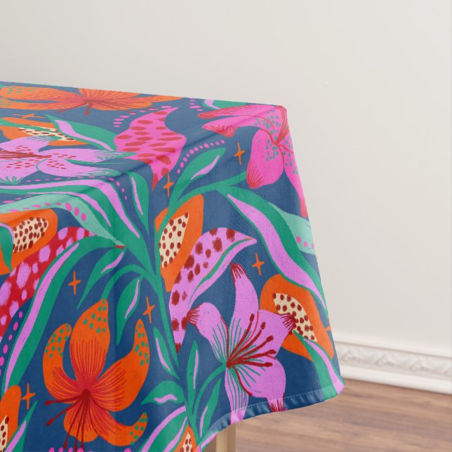 Toalha De Mesa Jardim Vibrante Botânico (Posição Original)