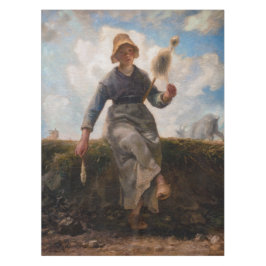 Toalha De Mesa Jean-Francois Millet - The Spinner Girl