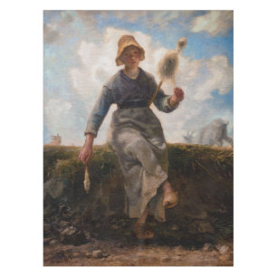 Toalha De Mesa Jean-Francois Millet - The Spinner Girl