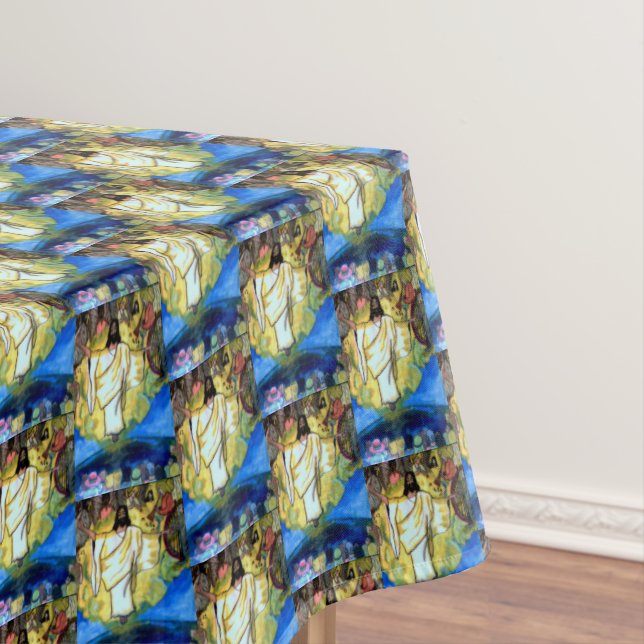 TOALHA DE MESA JESUS TEM PÁSCOA RISEN (Posição Original)