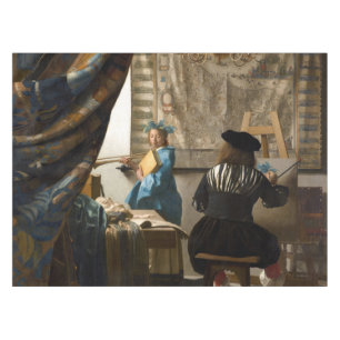 Toalha De Mesa Johannes Vermeer - A Alegoria da Pintura