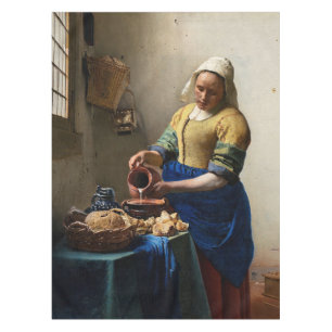 Toalha De Mesa Johannes Vermeer - A Milkmaid
