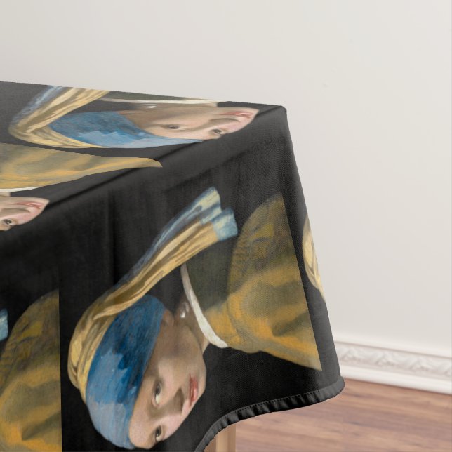 Toalha De Mesa Johannes Vermeer - Rapariga com um Ouriço de Pérol (Posição Original)