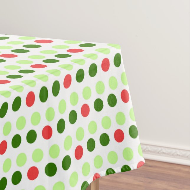 Toalha De Mesa Jolly Holiday Polka Dots (Posição Original)