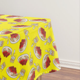 Toalha De Mesa Kawaii, Aniversário de criança de Espaguete Boni