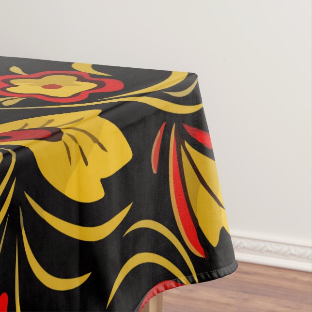 Toalha De Mesa Khokhloma do russo (Posição Original)
