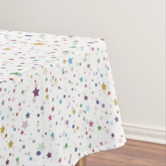 Toalha De Mesa Kids Birthday Party Stars Polka Dots