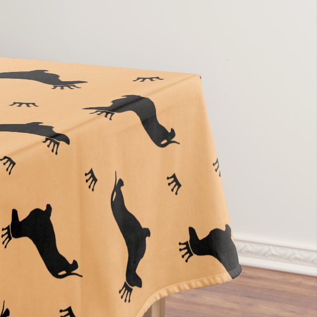 Toalha De Mesa King Short Hair Dachshund - padrão 1 (Posição Original)