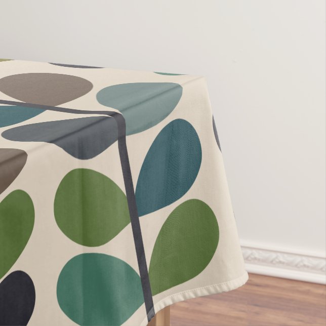 Toalha De Mesa Kingfischer multi-tronco multi-colorido moderno (Posição Original)