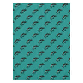 Toalha De Mesa Kokopelli Sudoeste Teal E Tablecloth Pretos