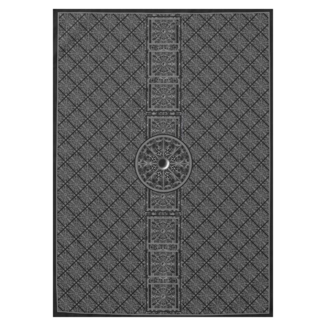 Toalha De Mesa Lace Black Cerâmico (Frente)