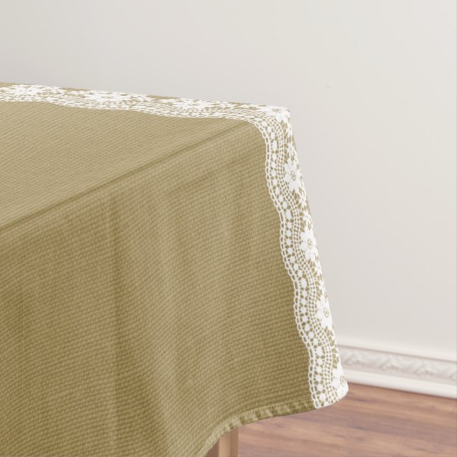 Toalha De Mesa Lace Cotton Tablecloth (Posição Original)