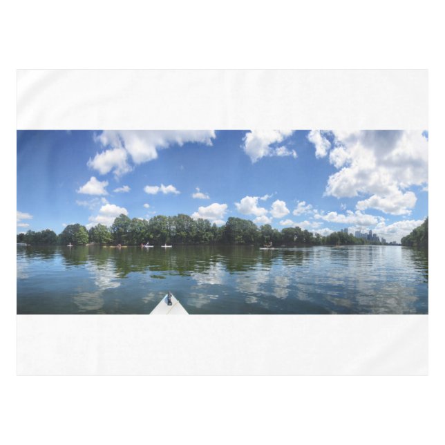 Toalha De Mesa Lady Bird Lake Panorama - Austin - Texas (Frente (Horizontal))